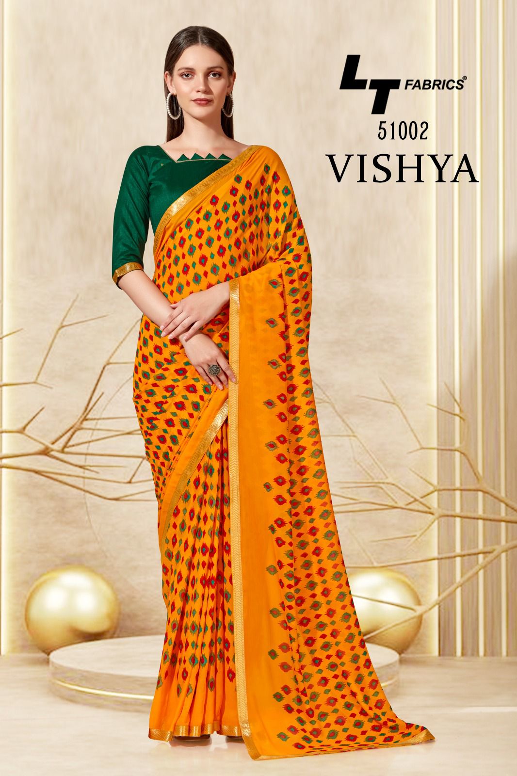 Vishya By Lt 51001-51010 Daily Wear Sarees Catalog